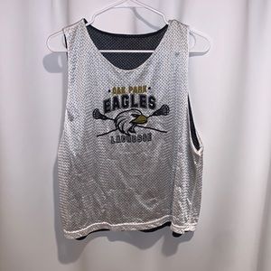 Lacrosse bib sports wear grey eagles
